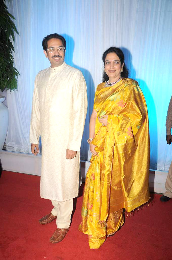 Udhav Thackrey at Reception party of ESHAA DEOL 