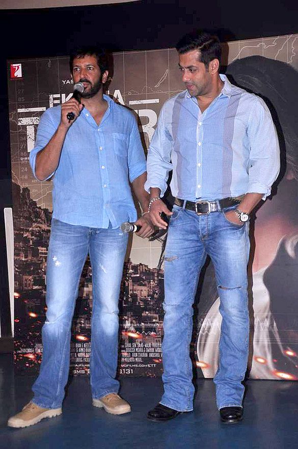 Salman Khan & Kabir Khan at Launch of first song MASHALLAH from EK THA TIGER 2