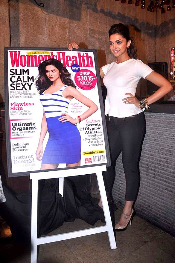Deepika launches Womens Health Issue Launch