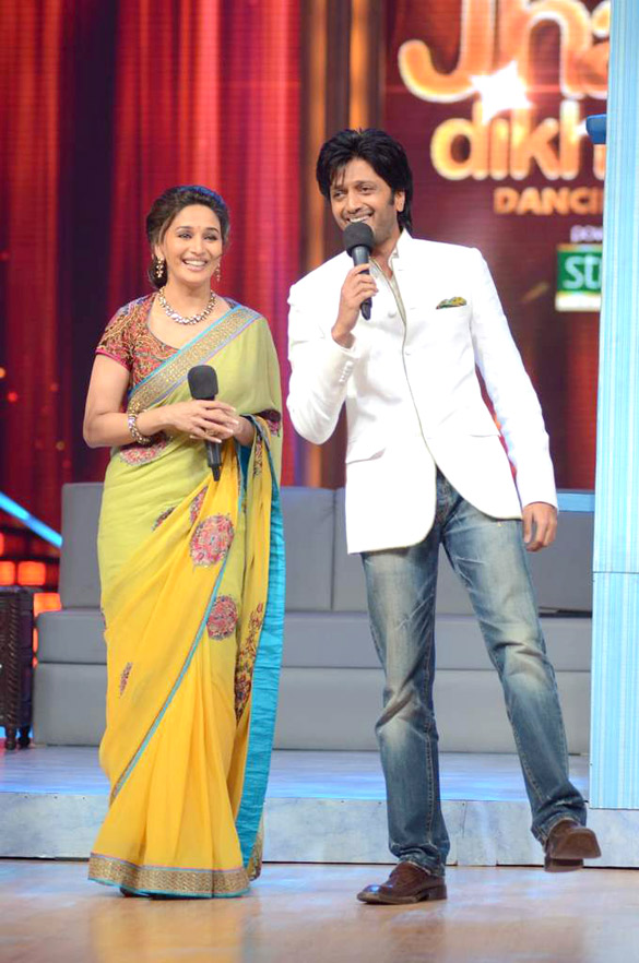 Tushhar & Riteish on sets of Jhalak Dikhlaa Ja