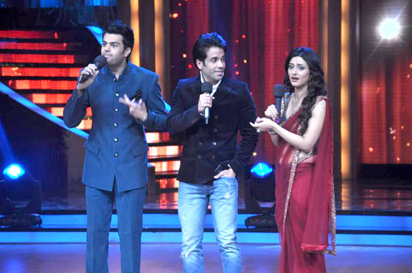 Tushhar & Riteish on sets of Jhalak Dikhlaa Ja