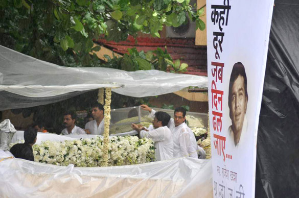 Last journey of Super star Rajesh Khanna