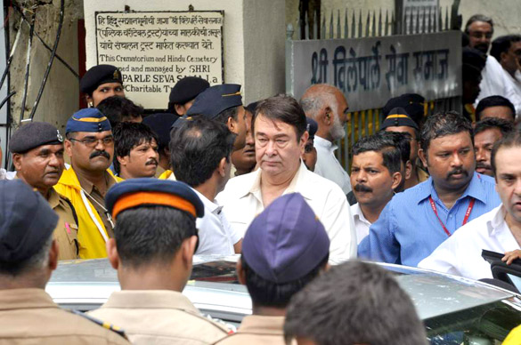 Randhir Kapoor in Last journey of Super star Rajesh Khanna
