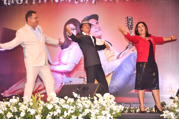 Shahrukh Khan with Farah Khan &Boman Irani at promotion of Shirin Farhad Ki Toh Nikal Padi