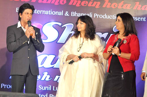 Shahrukh Khan with Farah Khan at promotion of Shirin Farhad Ki Toh Nikal Padi