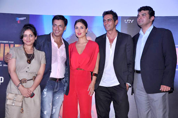 Kareena Arjun Divya Madhur & Siddharth at First look launch of HEROINE