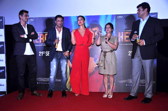 Kareena Arjun Divya Siddharth & Madhur at First look launch of HEROINE