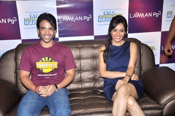 Cast Of KYAA SUPER KOOL HAIN HUM promote at Lawman Pg3 event