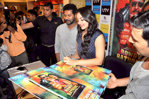 Sonakshi at DVD Launch of Rowdy Rathore
