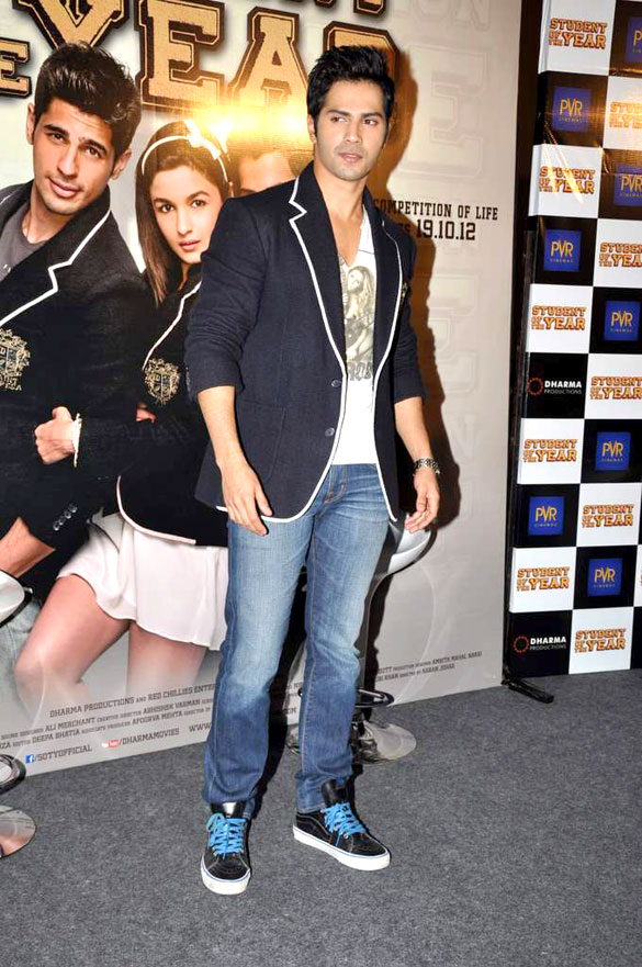 Varun Dhawan at First look launch of Student Of The Year