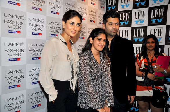 Karan & Kareena at Anushka Khanna show