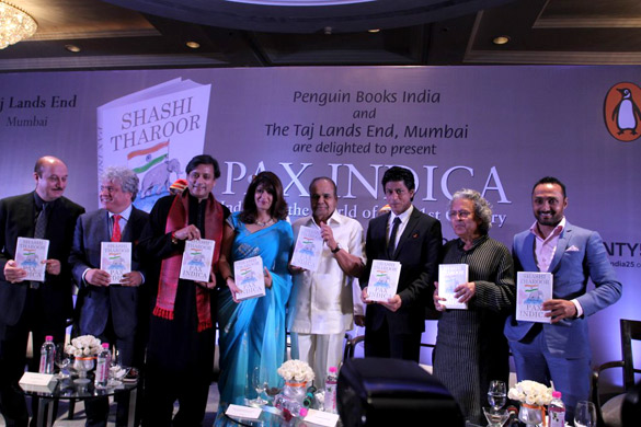 Shahrukh Khan at launch of book by Shashi Tharoor
