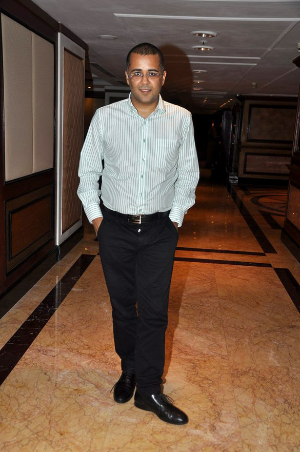 Chetan Bhagat at launch of book by Shashi Tharoor