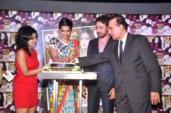 Imran Khan & Sonam Kapoor grace the launch of anniversary cover of Star week magazine