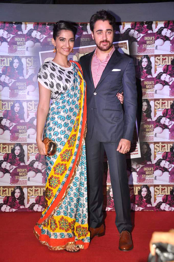 Imran Khan & Sonam Kapoor grace the launch of anniversary cover of Star week magazine
