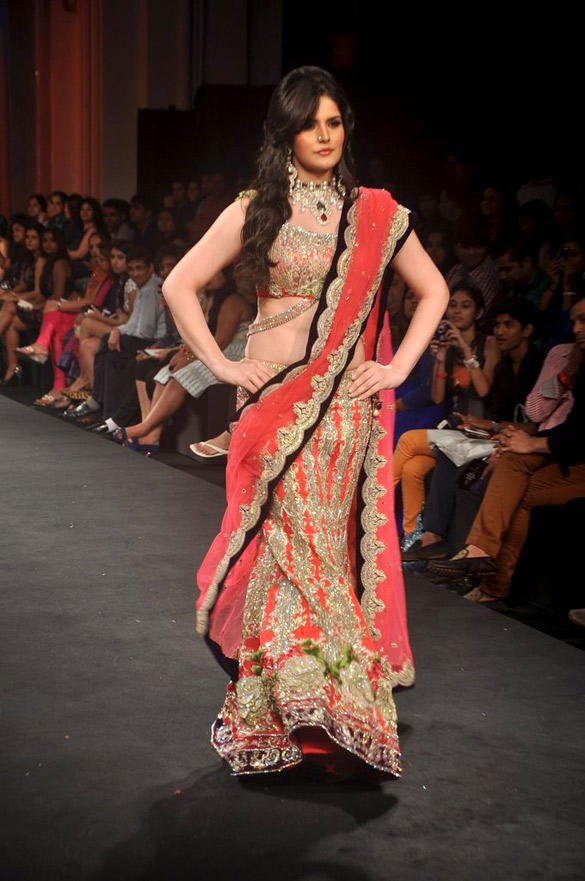 Zarine Khan at Indian Bridal week