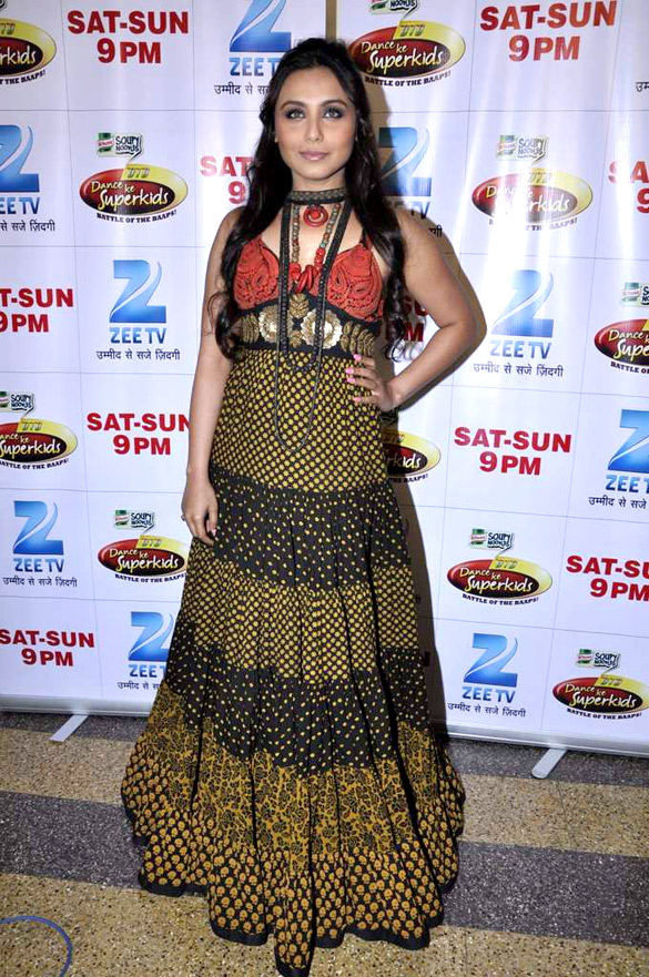 Rani Mukherjee promotes AIYYAA on Dance India Dance