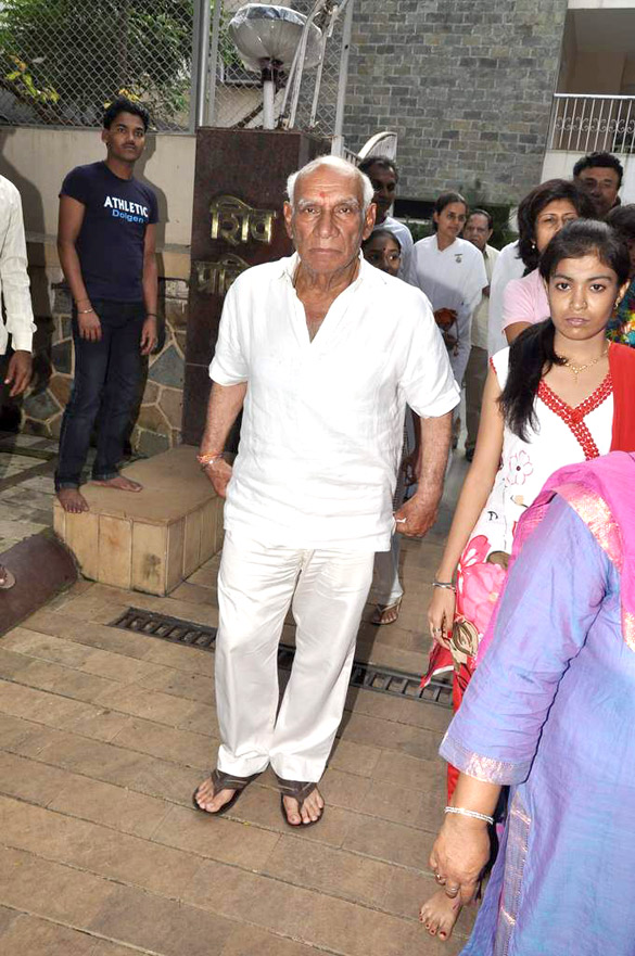 Yash Chopra at Ganpati Visarjan