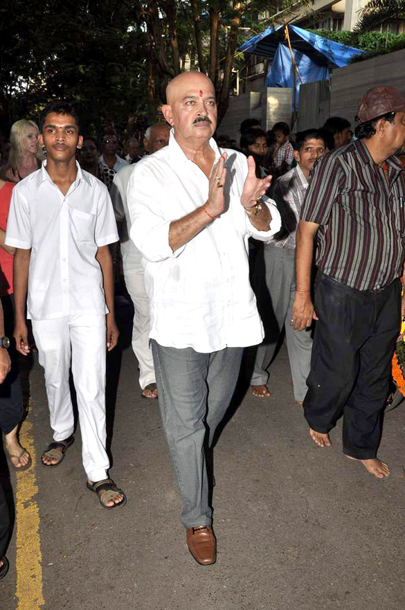 Rakesh Roshan at Ganpati Visarjan