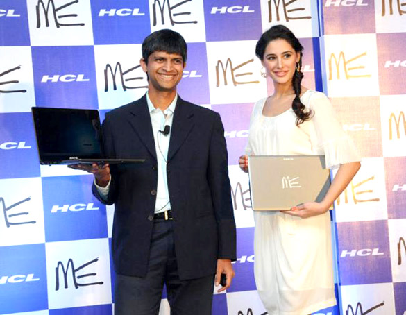 Nargis Fakhiri launches HCL Me Notebook