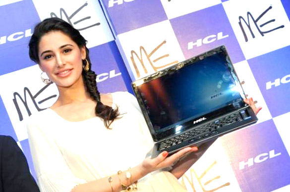 Nargis Fakhiri launches HCL Me Notebook