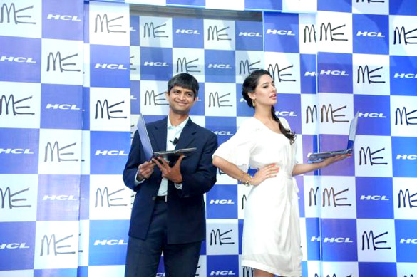 Nargis Fakhiri launches HCL Me Notebook