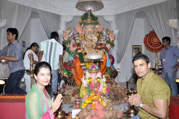 Payal Rohtagi celebrates Ganesh Visarjan