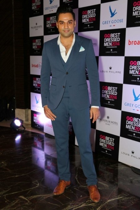 Abhay Deol at GQ Best Dressed Men 2014