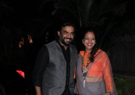 R Madhavan at Akshay Kumar's Diwali bash