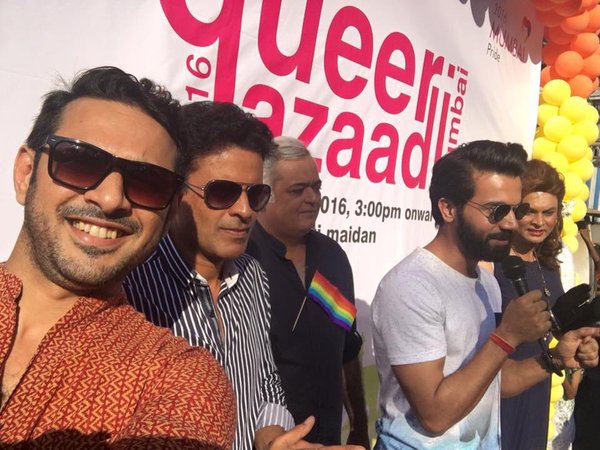'Aligarh' team attend Gay Pride Parade