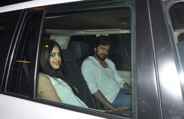 Ritesih and Genelia Deshmukh at Anu Dewan's son's birthday bash