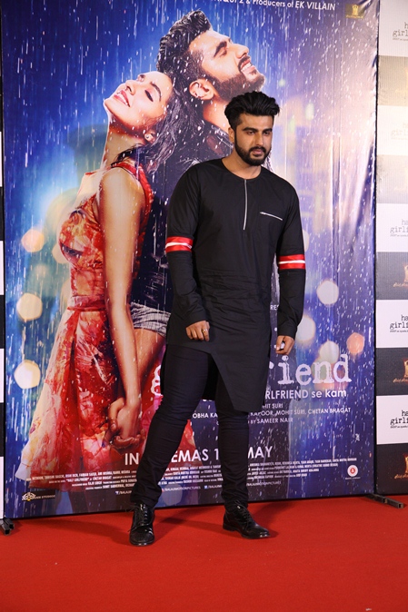 Arjun Kapoor goes stylish at Half Girlfriend Trailer launch