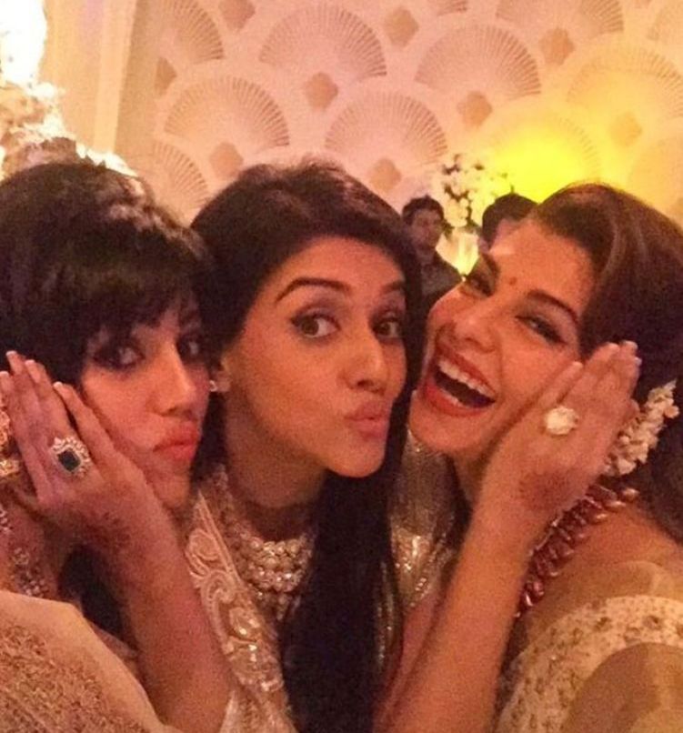 Asin and Rahul Sharma's wedding reception with Jacqueline