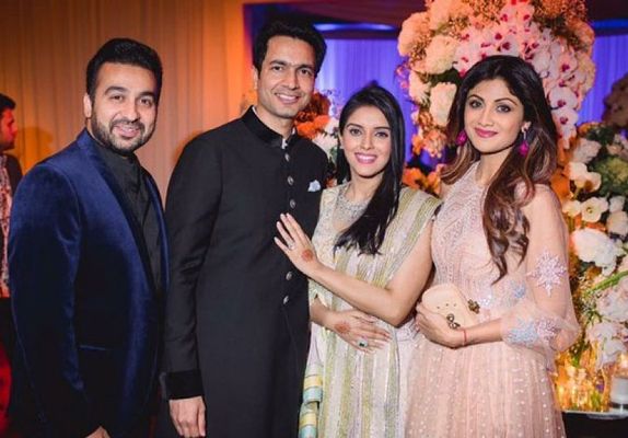 Asin and Rahul Sharma's wedding reception with Shilpa and Raj Kundra