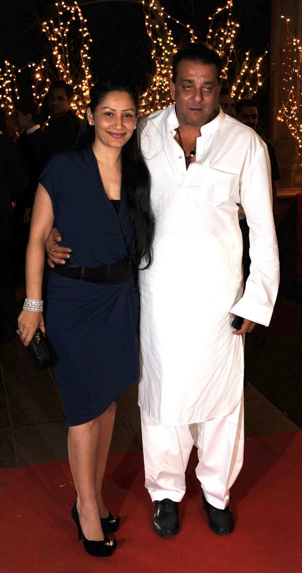 Sanjay Dutt & Manyata at birthday party of Karan Johar
