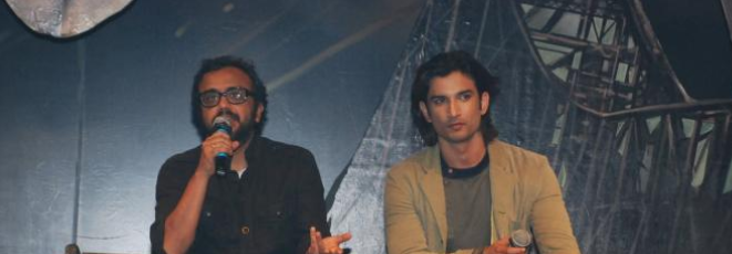 Sushant Singh Rajput and Dibakar Banerjee at the trailer launch of 'Detective Byomkesh Bakshy'