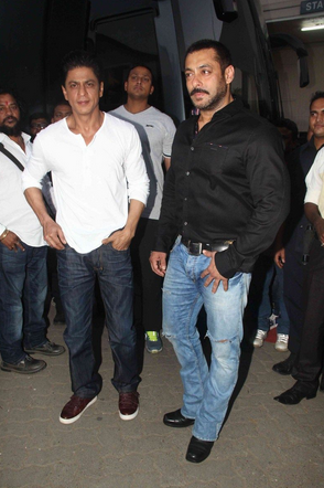 SRK and Salman Khan snapped at Mehboob studio