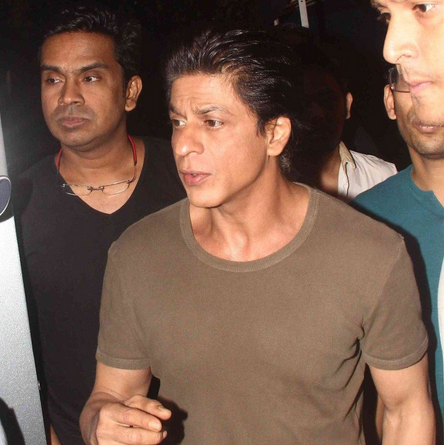 SRK snapped at Mehboob studio