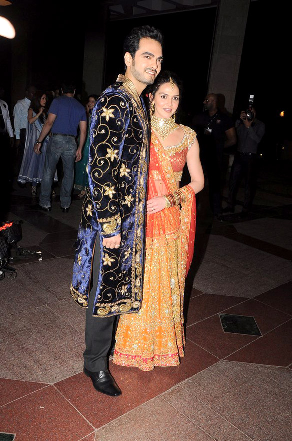 Eshaa Deol with her husband at sangeet ceremony 4