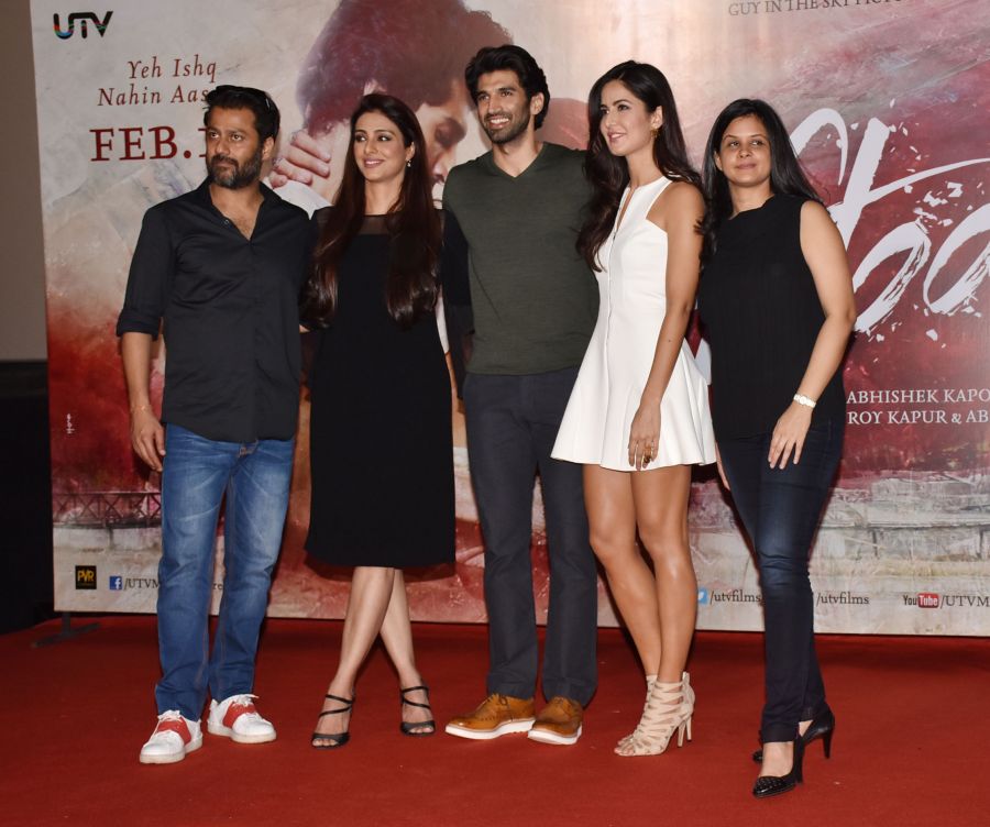 Aditya Roy Kapur, Katrina Kaif, Tabu and others at the trailer launch of 'Fitoor'