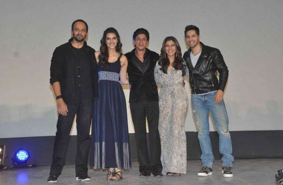 'Dilwale' team at the launch of the song 'Gerua'