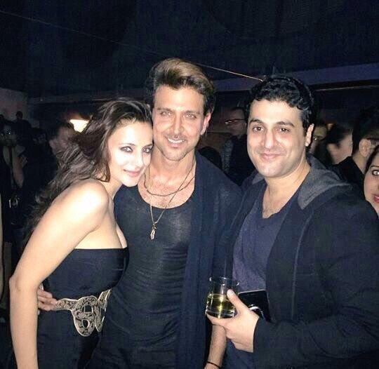 Ameesha Patel at Hrithik Roshan's birthday bash