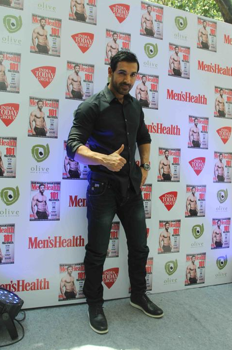John Abraham looking hot at the launch of a magazine cover
