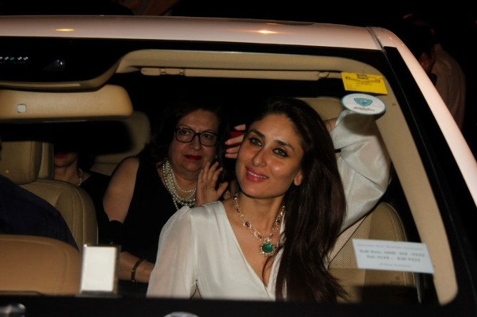 Kareena Kapoor attends midnight mass