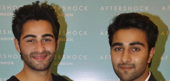 Armaan Jain and Aadar Jain at a store launch