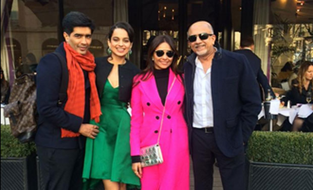 Manish Malhotra and Kangana Ranaut holidaying in Paris