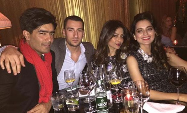 Manish Malhotra and Kangana Ranaut partying in Paris