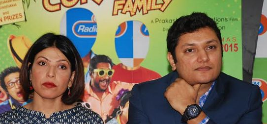 Shilpa Shukla and others at the music launch of 'Crazy Cukkad Family'