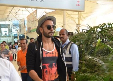 Ranveer Singh snapped at airport