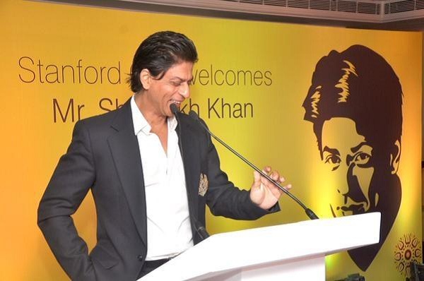 Shahrukh Khan meets the students of Stanford University in Mumbai